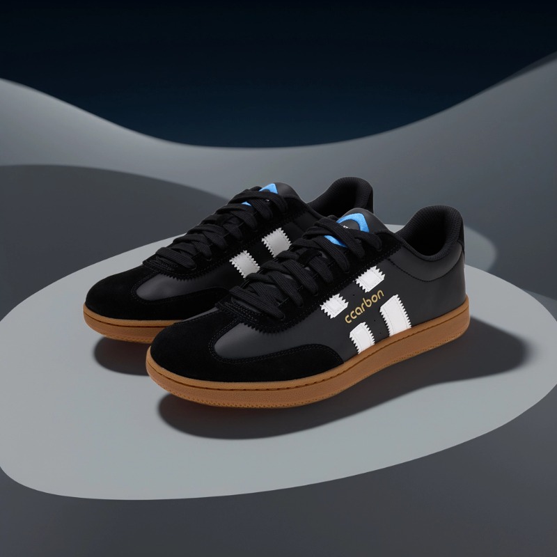 新品预售(30-60天发货) Ccarbon蓝星德训鞋(墨黑色+珍珠白)