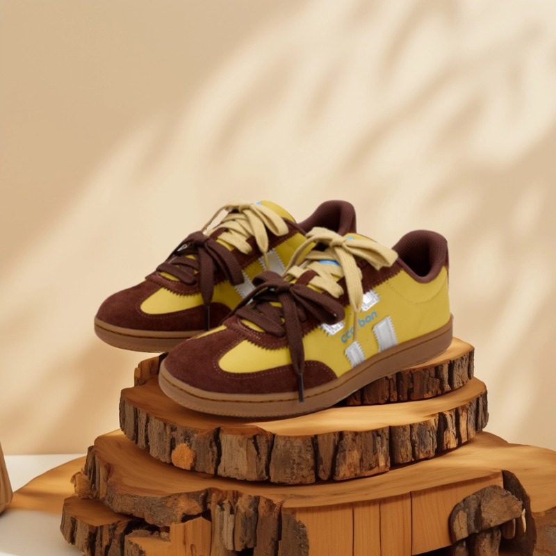 新品预售(30-60天发货) Ccarbon蓝星德训鞋(红棕+金叶黄+太空银)